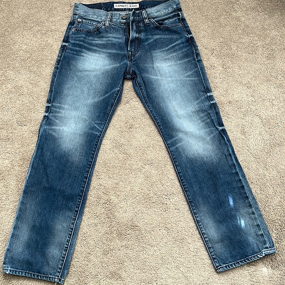 Express Classic fit Kingston Straight Leg Jeans 30x30